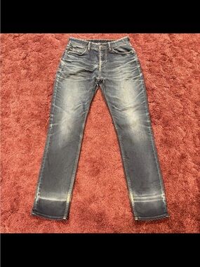 Jack & Jones Slim Straight Washed Blue Jeans